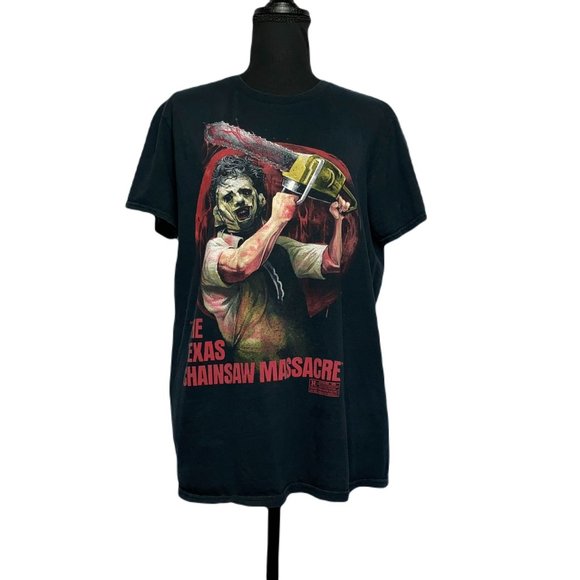 Fright Rags The Texas Chainsaw Massacre V3 Black Graphic T-shirt Size M - Picture 2 of 6